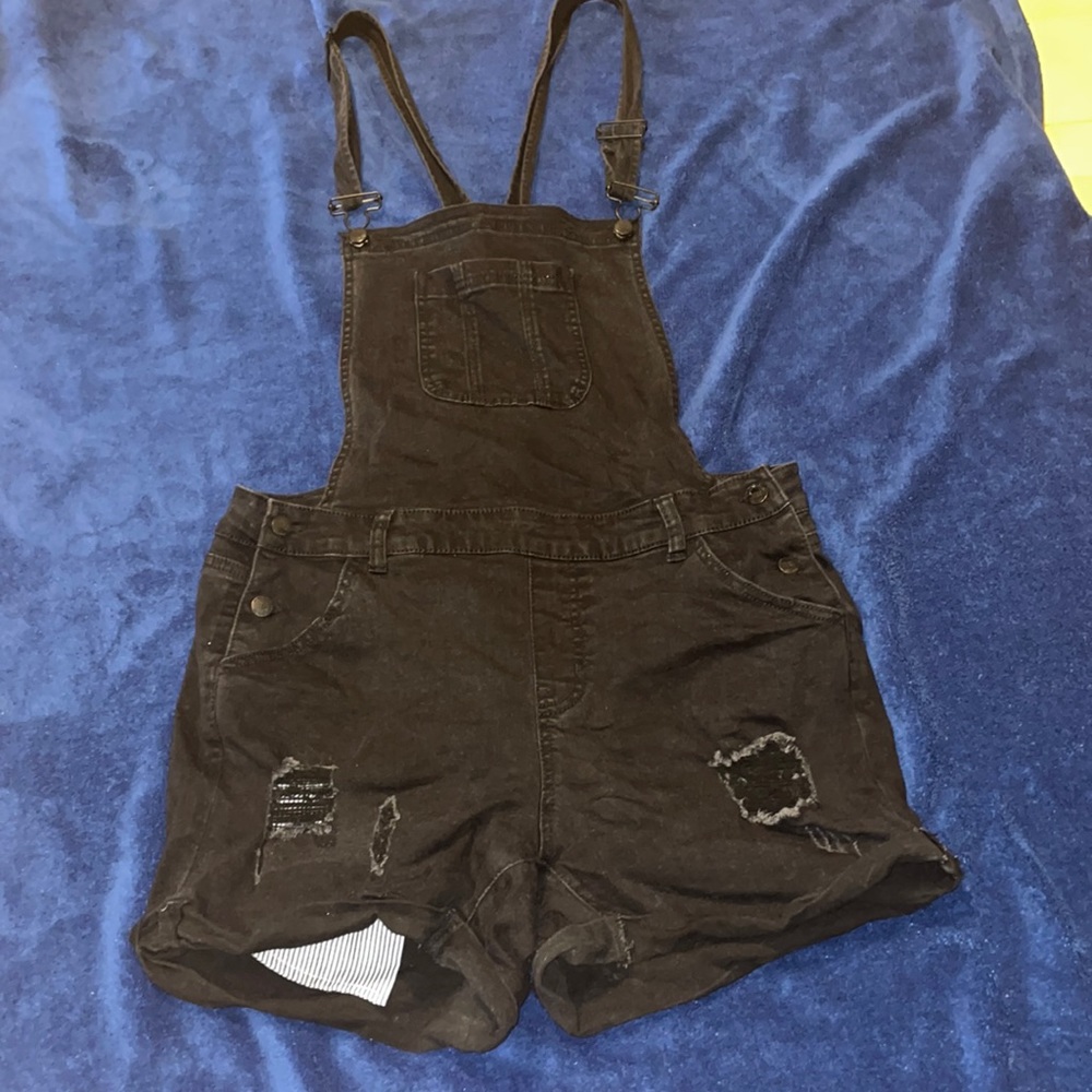 Black Jean romper from wax jeans